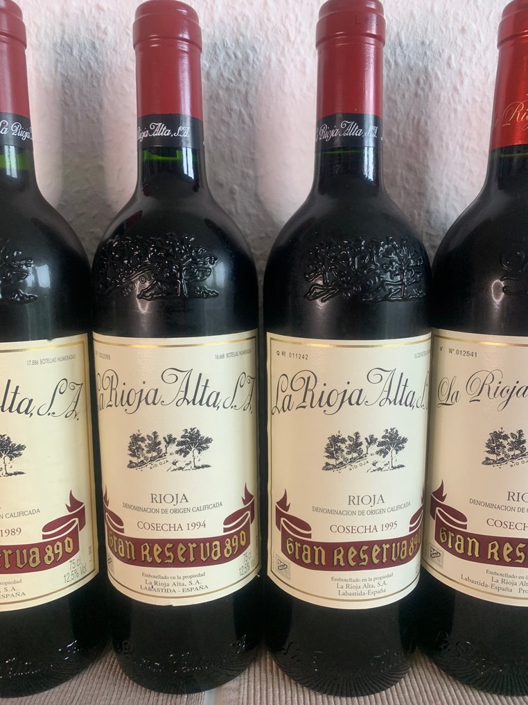 1985, 1989, 1994, 1995, 1998 & 2001 La Rioja Alta, 890 - Rioja Gran Reserva - 6 Flaschen (0,75 l) #2.1
