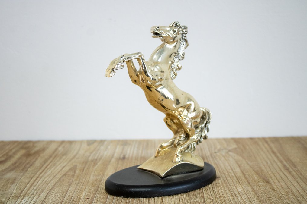 Γλυπτό, Cavall0 Rampante - 20 cm - .800 silver, λάμα #1.0