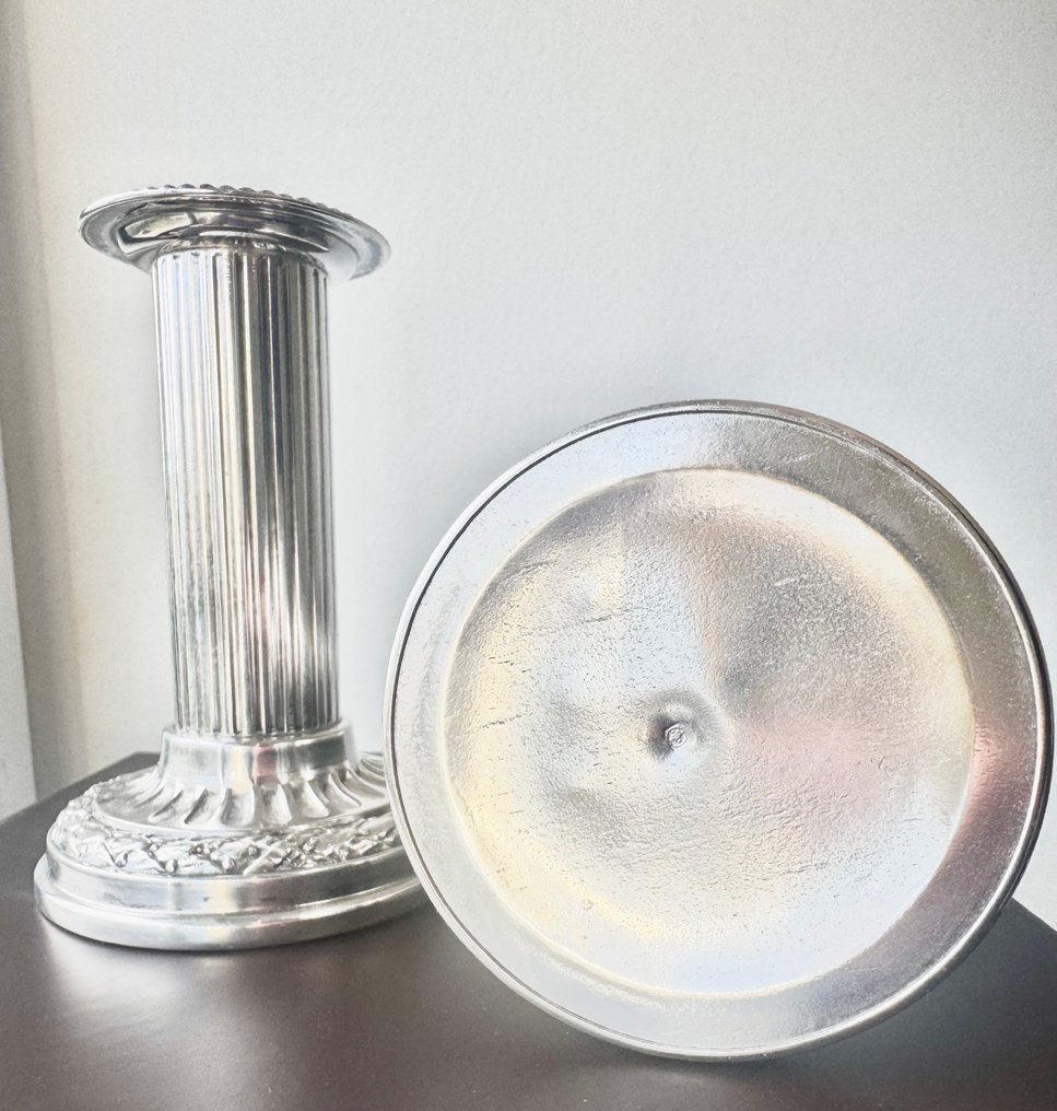 Theodore and Henri Tuffery - Candeliere (2) - Placcato argento #2.1