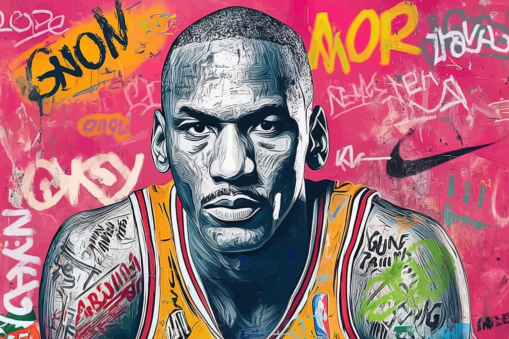 IPR Graph - Michael Jordan (Bulls #23) Legend Neo-Pop #2.1