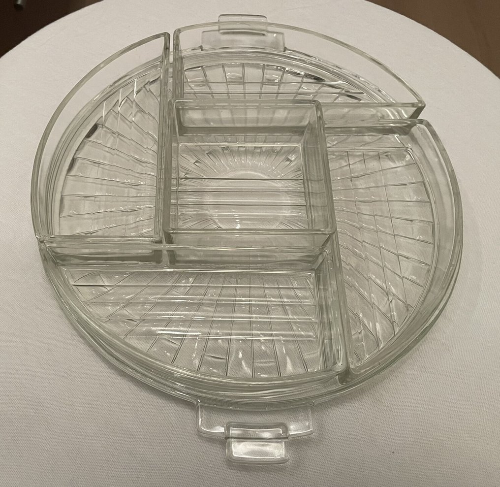 Δίσκος - Γυαλί - Πιατέλα σε στυλ Art Deco. #1.0