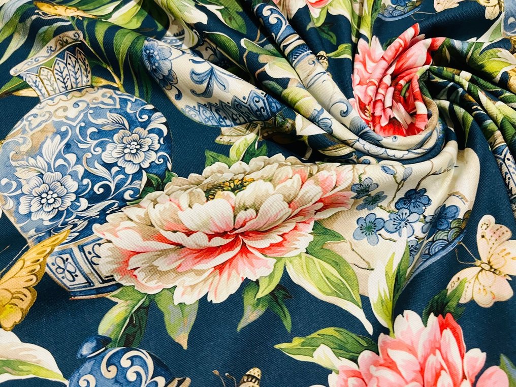 Υφάσματα από βαμβάκι - Μια διαχρονική κομψότητα για το σπίτι σου - Ύφασμα ταπετσαρίας - 2.5 m - 2.8 m #1.0