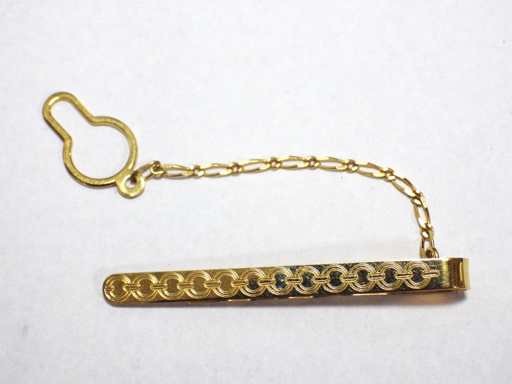 Stella - Κλιπ γραβάτας - 18 καράτια Κίτρινο χρυσό - Πένσα για γραβάτα ή 18 καρατίων. #2.1