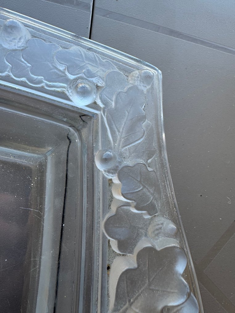 Lalique - René Lalique - Plateau - Chene - Verre - Rectangular “CHÊNE” #4.3