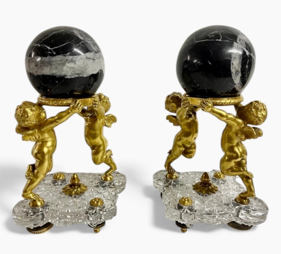 Baccarat - 中央裝飾品  - 青铜与水晶 #1.0