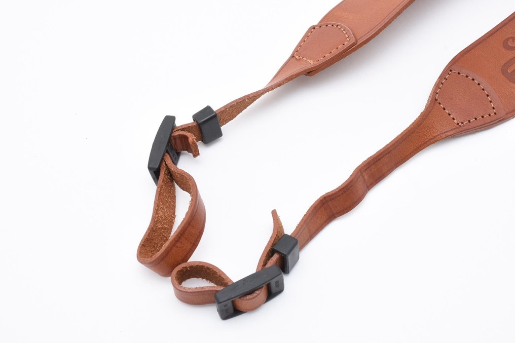Canon EOS-1 Leather Camera Strap Camel Brown CPE Embossed English Letters 数码相机 #3.2