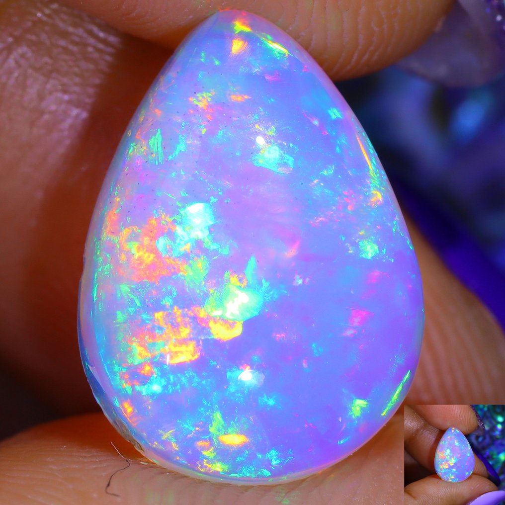 Senza prezzo di riserva - 1 pcs  Arancione Opale  - 3.75 ct - International Gemological Institute (IGI) - CHAFF PATTERN AAA OPAL #1.0