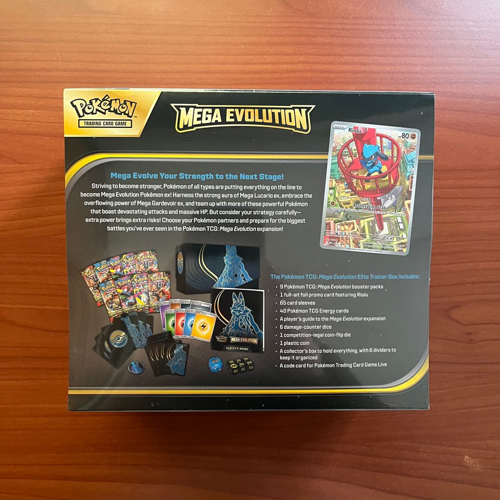Sealed box - MEGA EVOLUTION LUCARIO ELITE TRAINER BOX #1.0