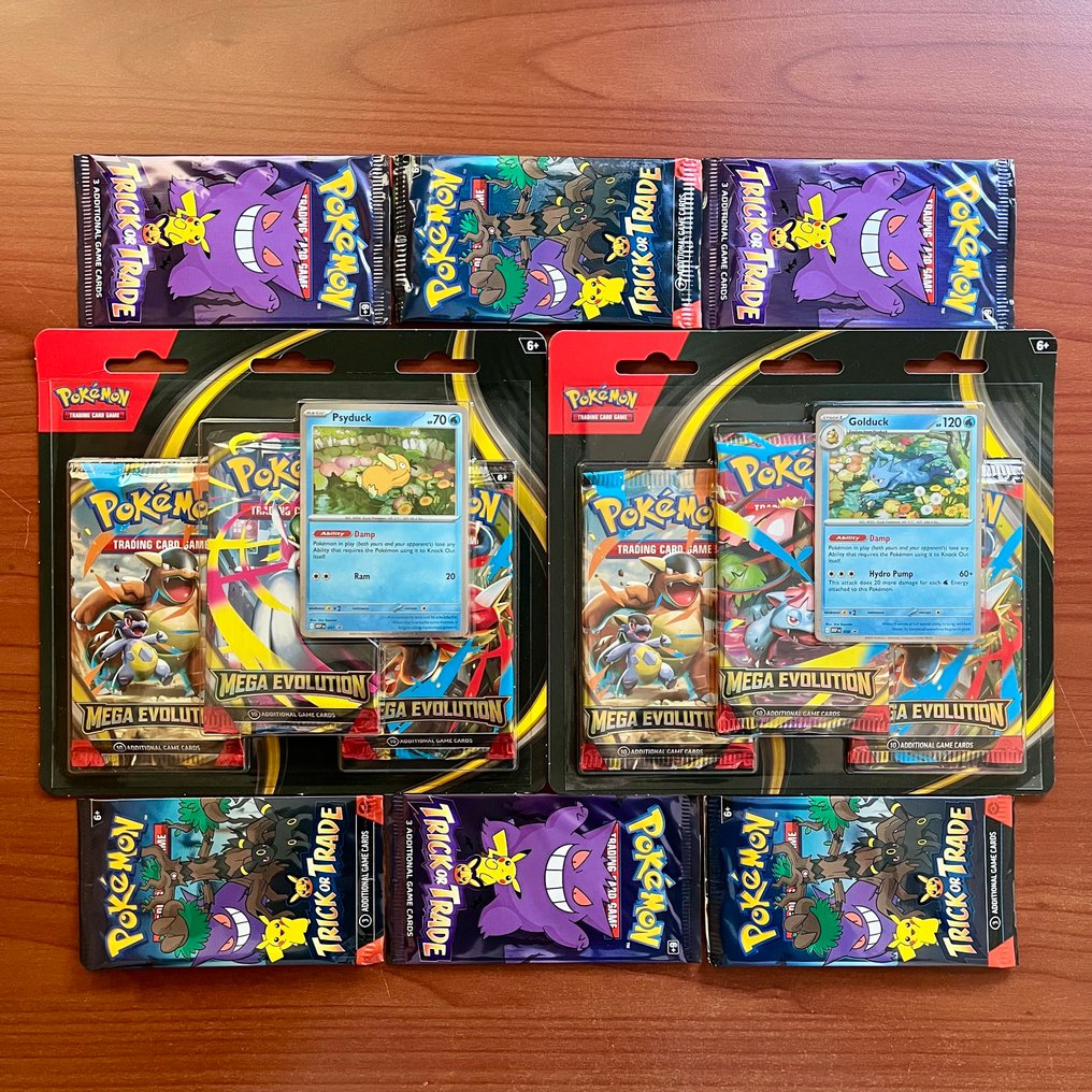 泡罩包装 - MEGA EVOLUTION BLISTERS AND TRICK OR TRADE 2022/2024 BOOSTERS #1.0