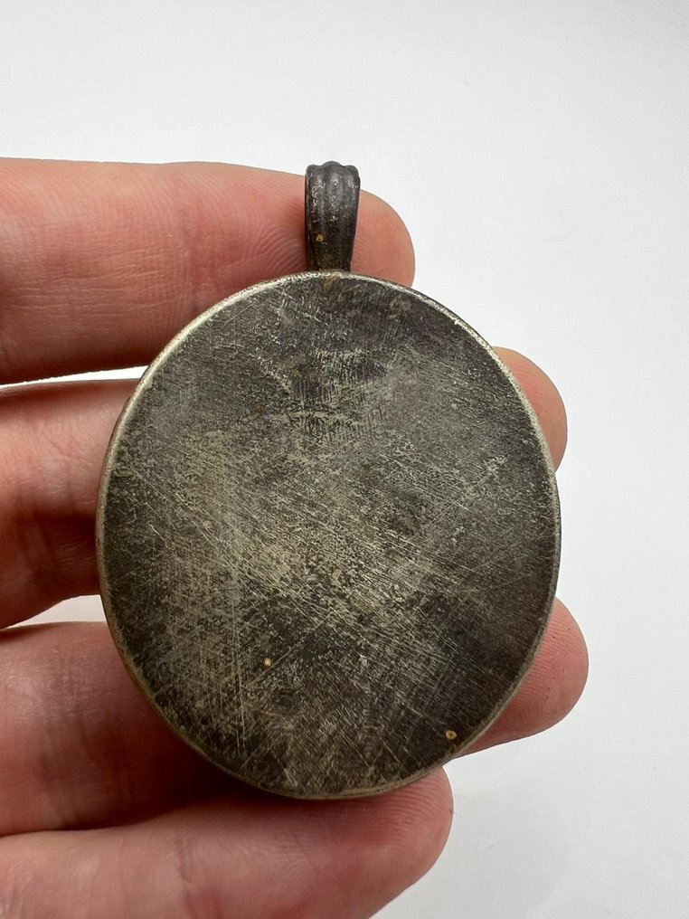 Λειψανοθήκη - Μπρούντζος, χρυσό πλαίσιο - 20ος αιώνας - Άγιος Ιωσήφ ο Μυστηριώδης #3.2