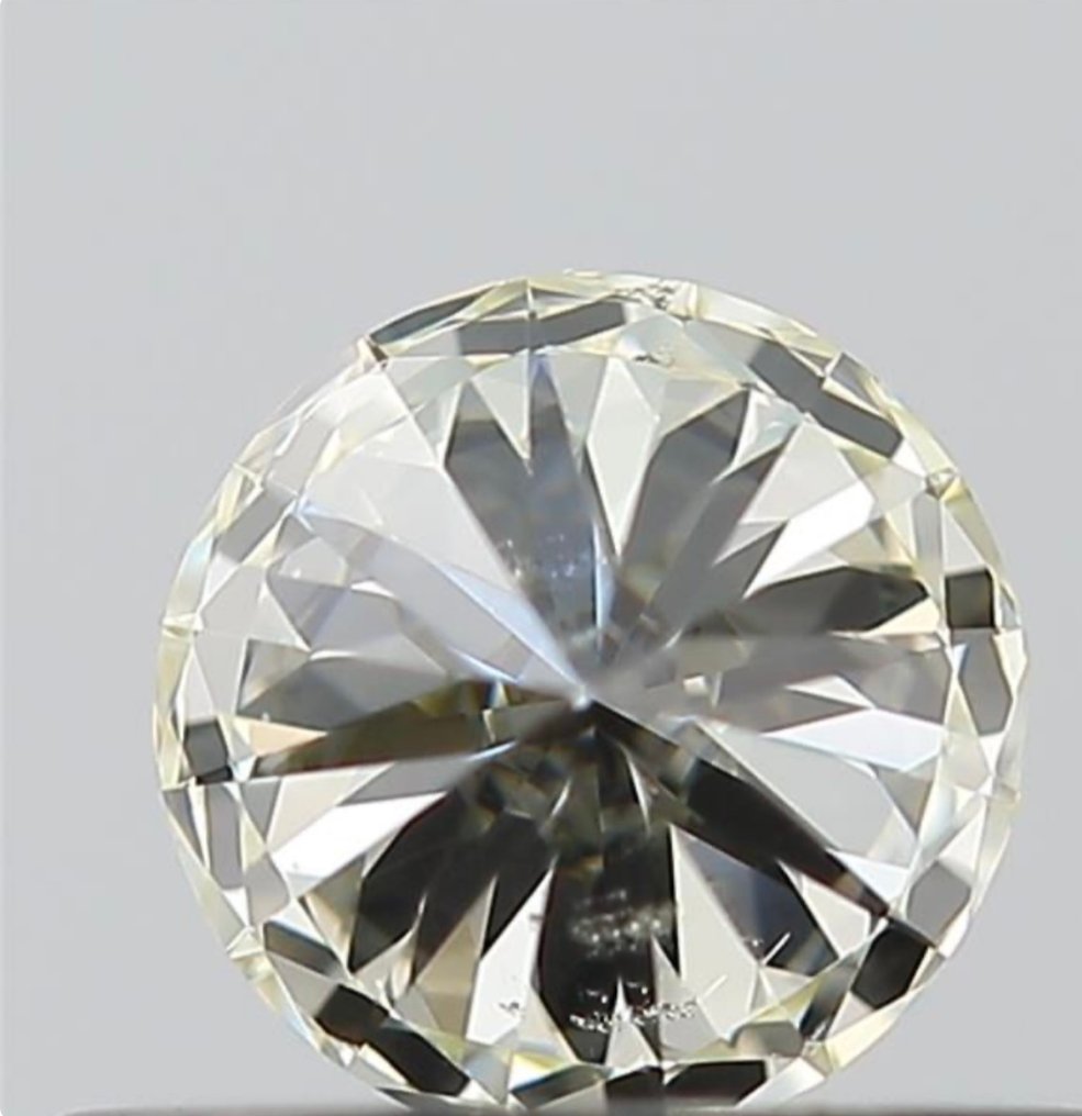 沒有保留價 - 1 pcs 鑽石  (天然)  - 0.33 ct - 圓形 - K(輕微黃色、從正面看是亮白的) - SI1 - 國際寶石學院（International Gemological Institute (IGI)） - Ex Ex Ex 无 #2.1