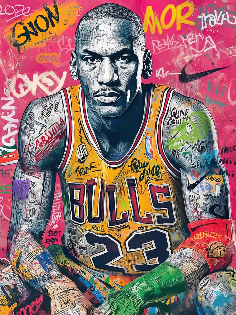 IPR Graph - Michael Jordan (Bulls #23) Legend Neo-Pop #1.0