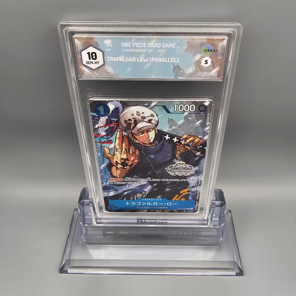 One Piece Graded card - Trafalgar Law (Parallel) Championship - Graad 10 #3.2