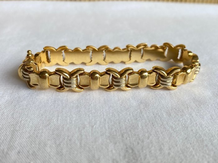 Βραχιόλι - 18 καράτια Κίτρινο χρυσό -  0.00ct. tw. - Βραχιόλι ιταλικού στυλ. #1.0