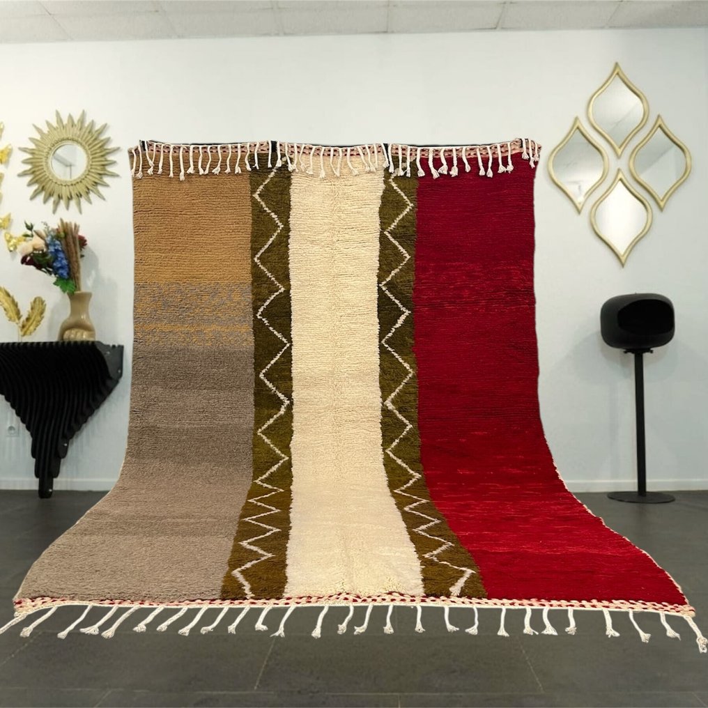 Berber, Multicolored Berber rug - Carpet - 303 cm - 213 cm - 100% natural wool #1.0