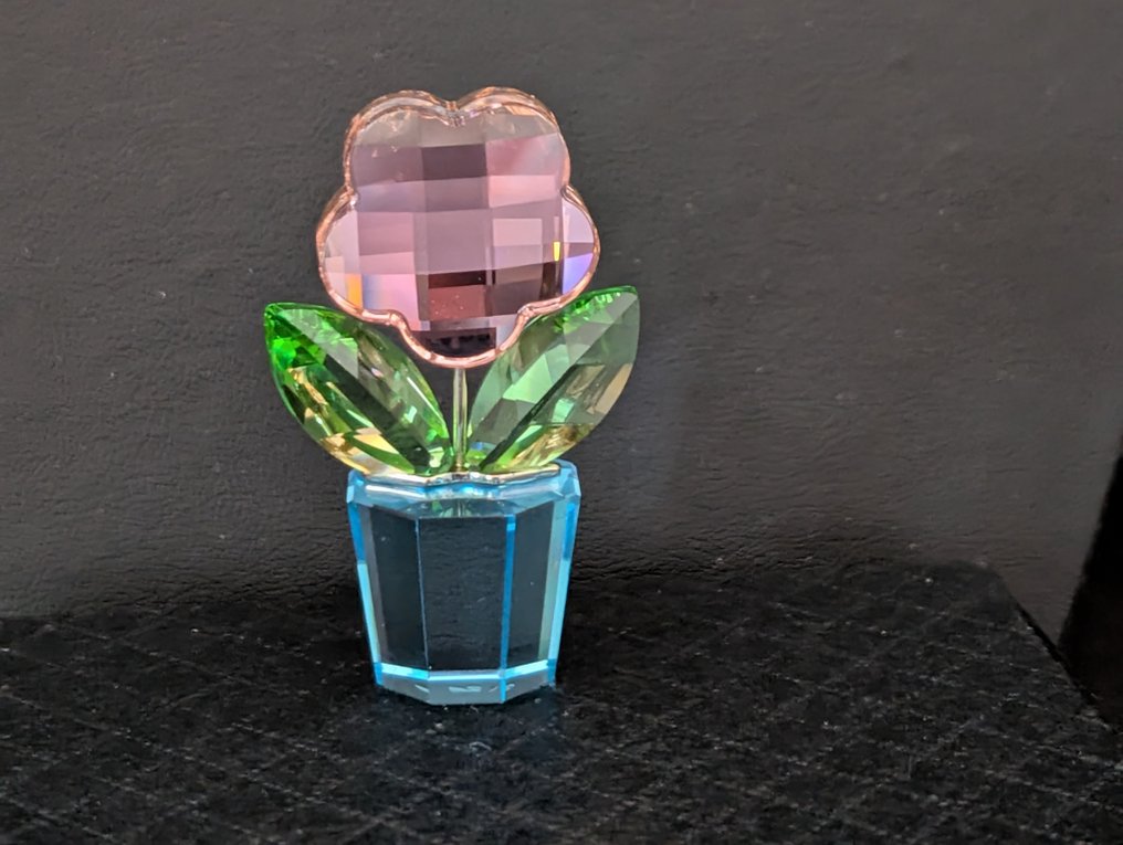 Άγαλμα, Swarovski bloem in pot - 4.5 cm - Κρύσταλλο #1.0