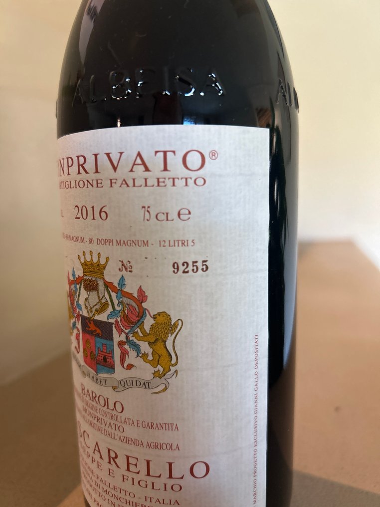 2016 Giuseppe Mascarello, Monprivato - Barolo - 1 Garrafa (0,75 L) #3.2