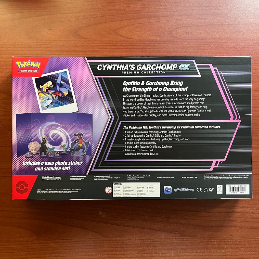 Sealed box - CYNTHIA'S GARCHOMP EX PREMIUM COLLECTION #3.2