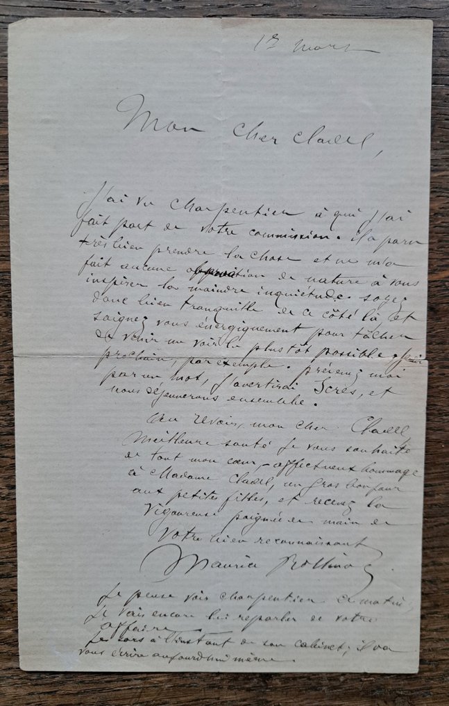 Maurice Rollinat - Paysages et Paysans [avec lettre autographe signée de Maurice Rollinat à Léon Cladel] - 1899-1899 #1.0