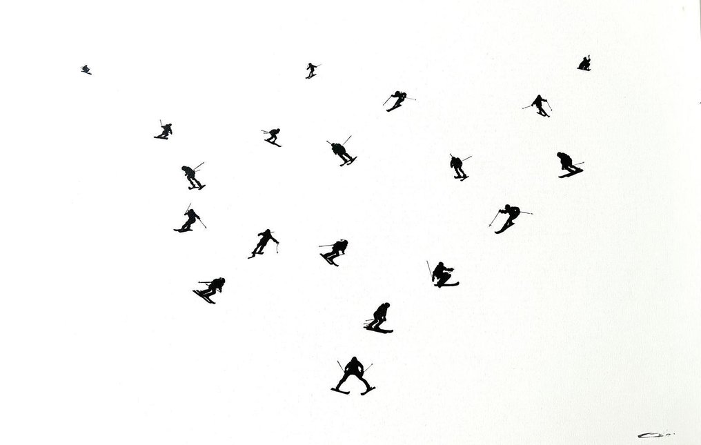 Elisabeth Calderer - Skier in white #2.1