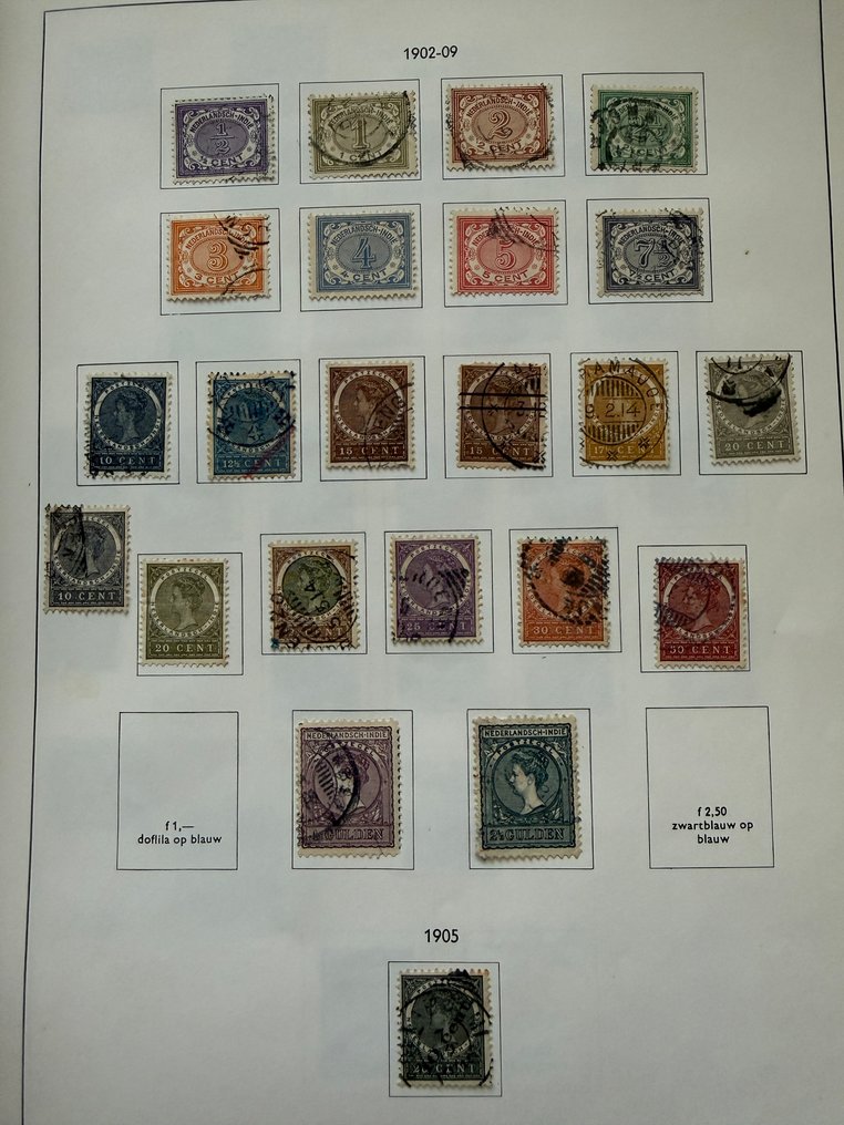 Ολλανδική Ινδία, Ινδονησία και Νέα Γουινέα 1870/1962 - Μέρος σε ελεύθερα φύλλα #2.1