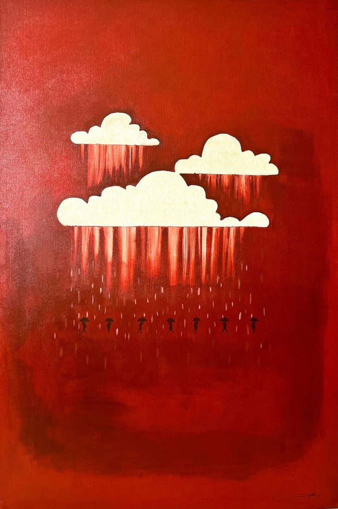 Elisabeth Calderer - Red rain paradise XL #1.0