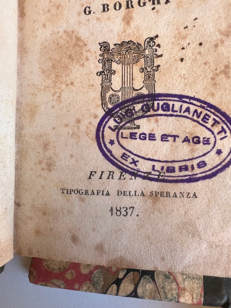 Dante; G. Borghi - La Divina Commedia - 1837 #3.2