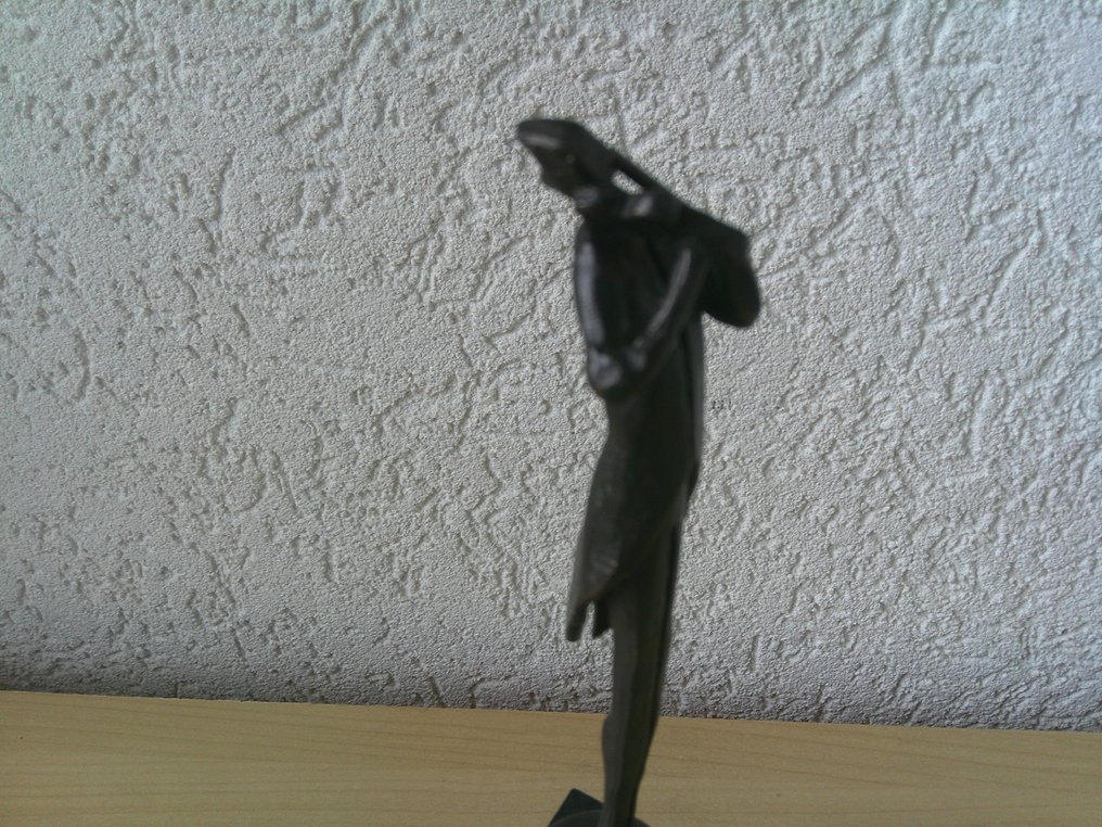 雕像 - MET DE JUISTE TOON - 镀金青铜 #2.1