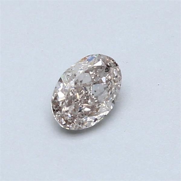 没有保留价 - 1 pcs 钻石  (天然色彩的)  - 0.32 ct - 椭圆形 - Fancy light 稍帶棕色的 粉红色 - SI2 微内含二级 - 国际宝石研究院（IGI） #1.0