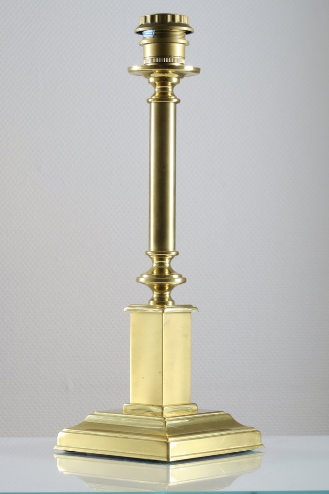 HERDA - 台灯 - 独家光亮黄铜办公灯/台灯 - 黄铜 - 摄政时期 #3.2