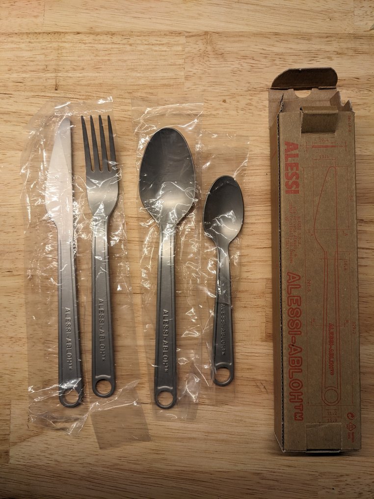 Alessi - Virgil Abloh - Cutlery set (16) - VA02 SET - Steel #1.0