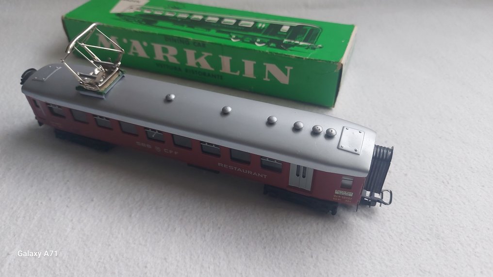 Märklin H0 - 4035 - Modeltog passagervogn (1) - Restauratørjagt - SBB-CFF #1.0