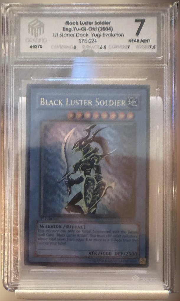 Konami - 1 Graded card - Yu-Gi-Oh! - Black Luster Soldier SYE-024 Foil, First edition - MGC 7 #1.0