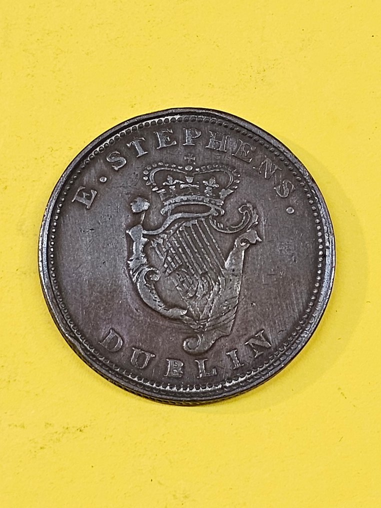 Ierland, Jersey (Brits Kroonbezit). 2 munten Jersey (1861 + 1894) + Koperen Penning Dublin 1814 (Zonder Minimumprijs) #2.1