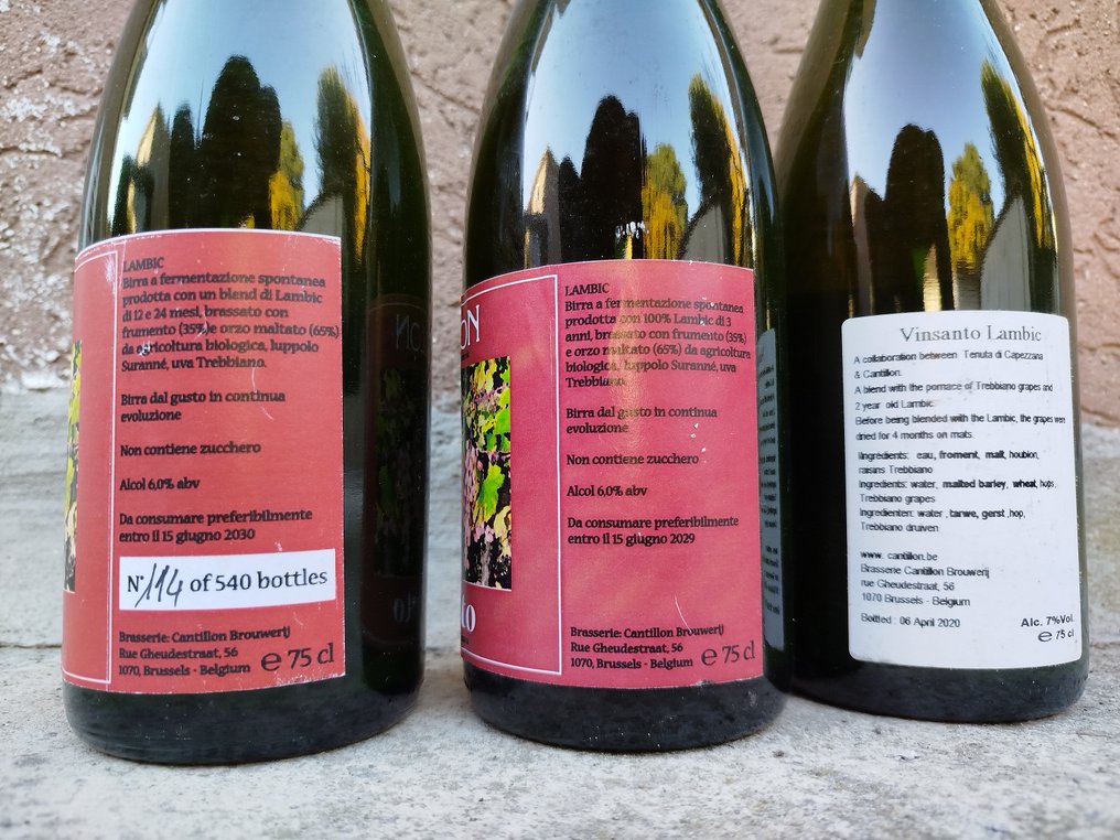 Cantillon - VinSanto Batch 1, 2 & 3 - 75cl -  3 bottles  #2.1