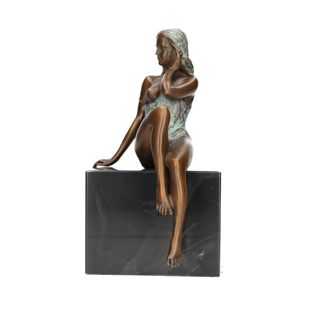 雕像 - 黄铜色, 大理石 #3.2