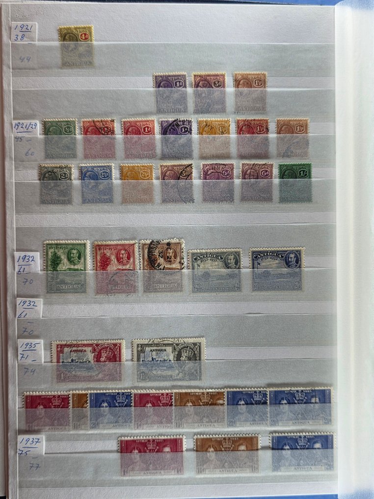Antigua and Barbuda 1862/2005 - Collection in a stock book #1.0