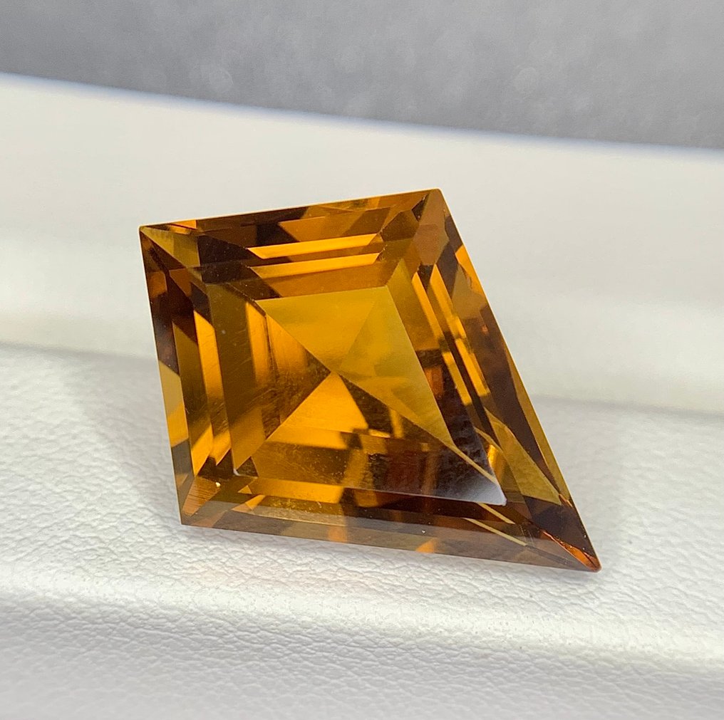 沒有保留價 黃水晶  - 16.54 ct - 國際有色寶石協會 (ICA GemLab) #1.0