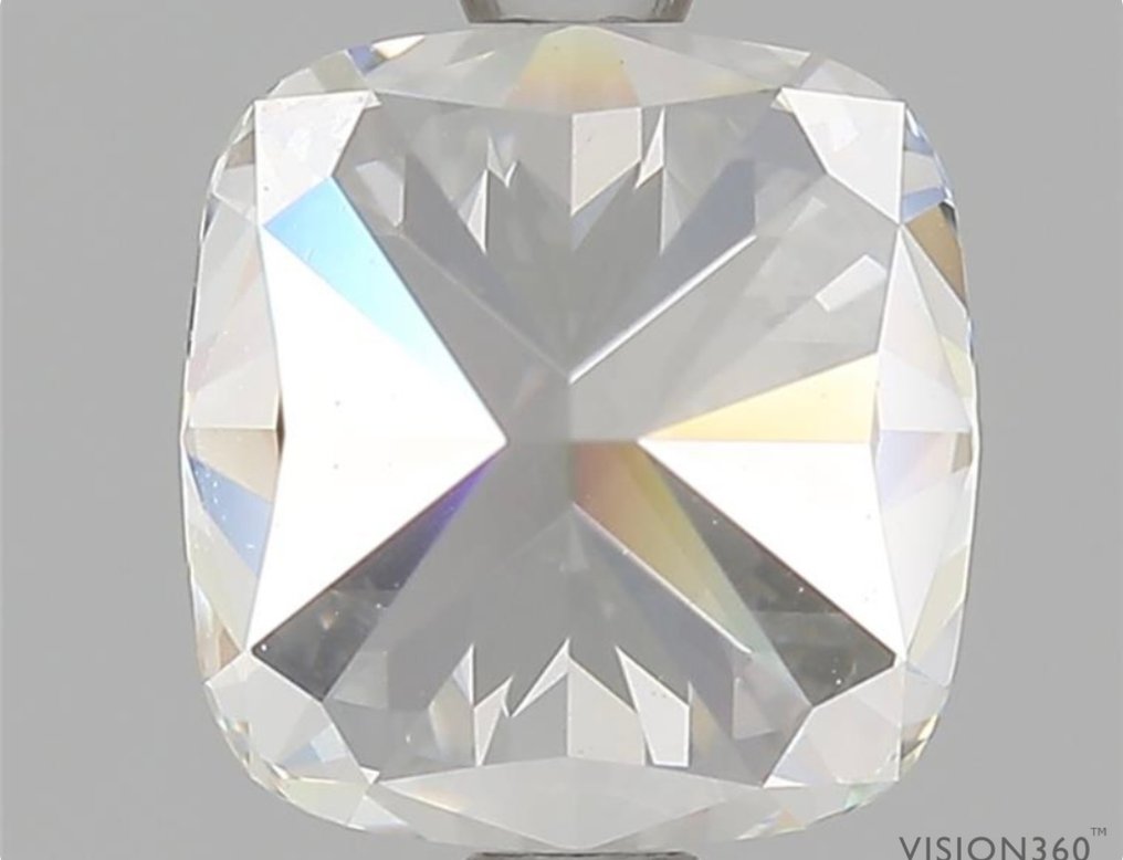 1 pcs Timantti (Luonnollinen) - 2.06 ct - Cushion (pyöristetty neliö) - G - VVS2 - HRD Antwerpen - Ex Ex #2.1