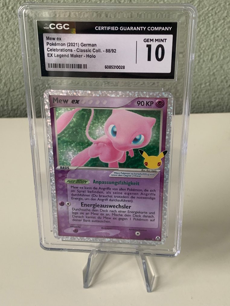 Pokémon - 1 Graded card - Mew 88/92 Foil - CGC 10 - Various sets #1.0