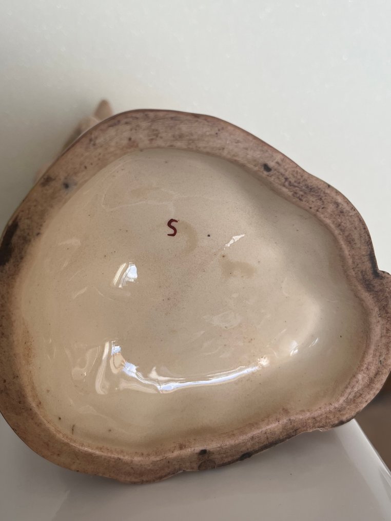 Sitzendorf - 雕像 - Owl candle holder - 瓷 #4.3