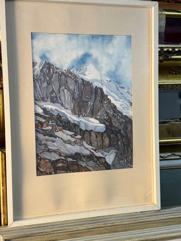 Alex Walter Diggelmann (XX) - Picos Jungfrau con Silberhorn #4.3