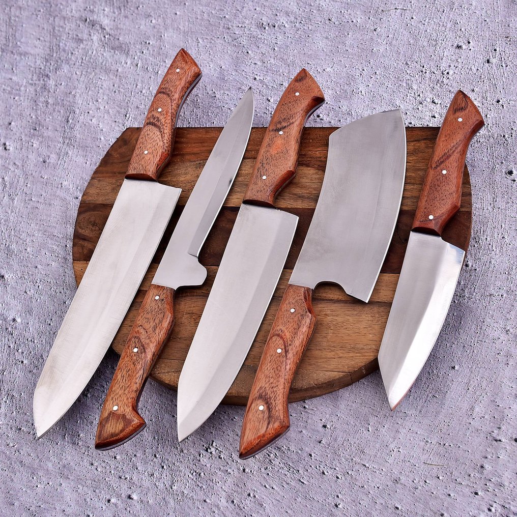 Μαχαίρι κουζίνας - Chef's knife - Ατσάλι υψηλής ποιότητας, καρυδιά. - Ιαπωνία #1.0