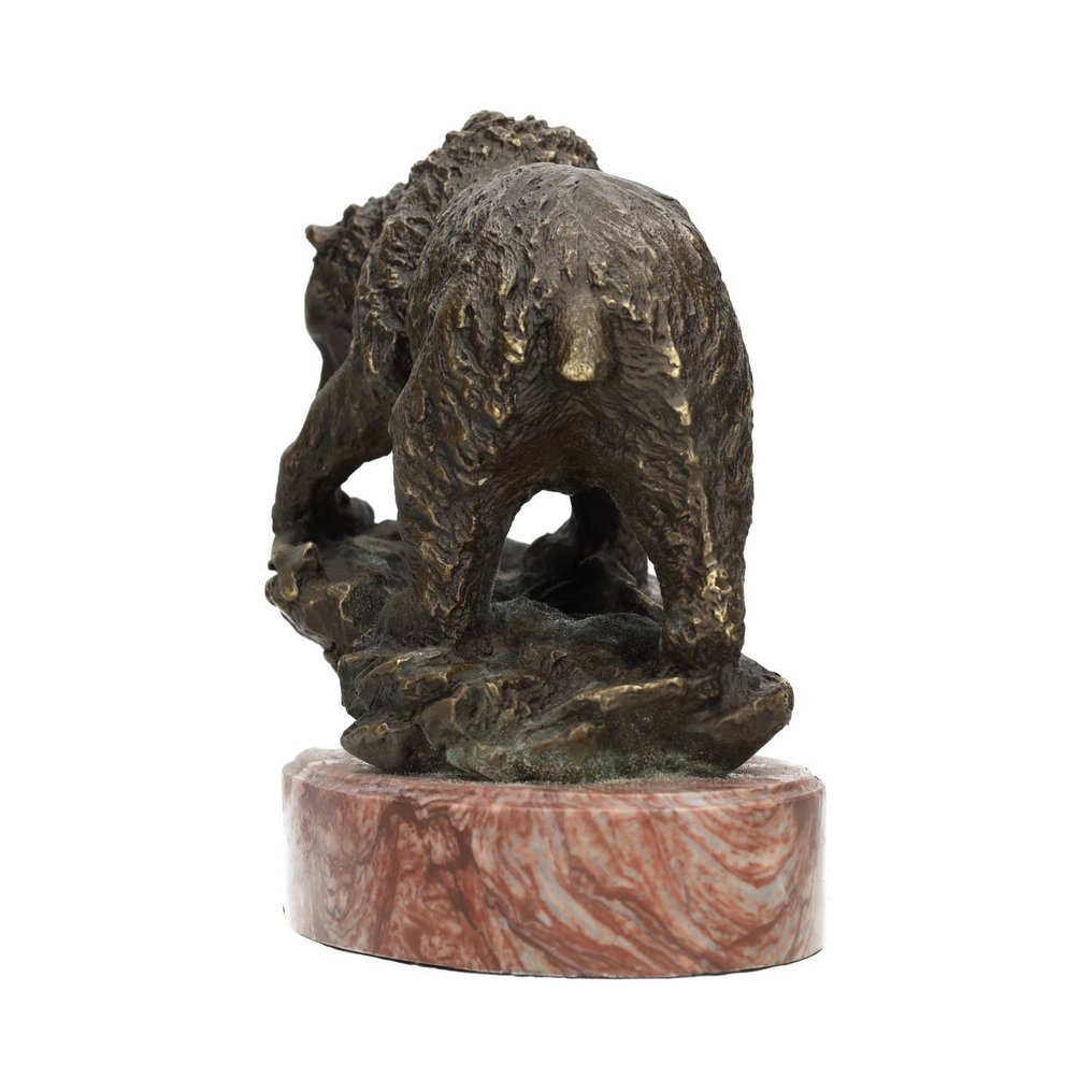 Αγαλματίδιο - Bear - Μπρούντζος, Μάρμαρο #4.3