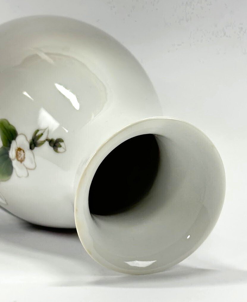 Bing & Grondahl - Decoro Floreale "Fiori Bianchi" sottosmalto - Βάζο - Mod. 420-5368 - Πορσελάνη #4.3