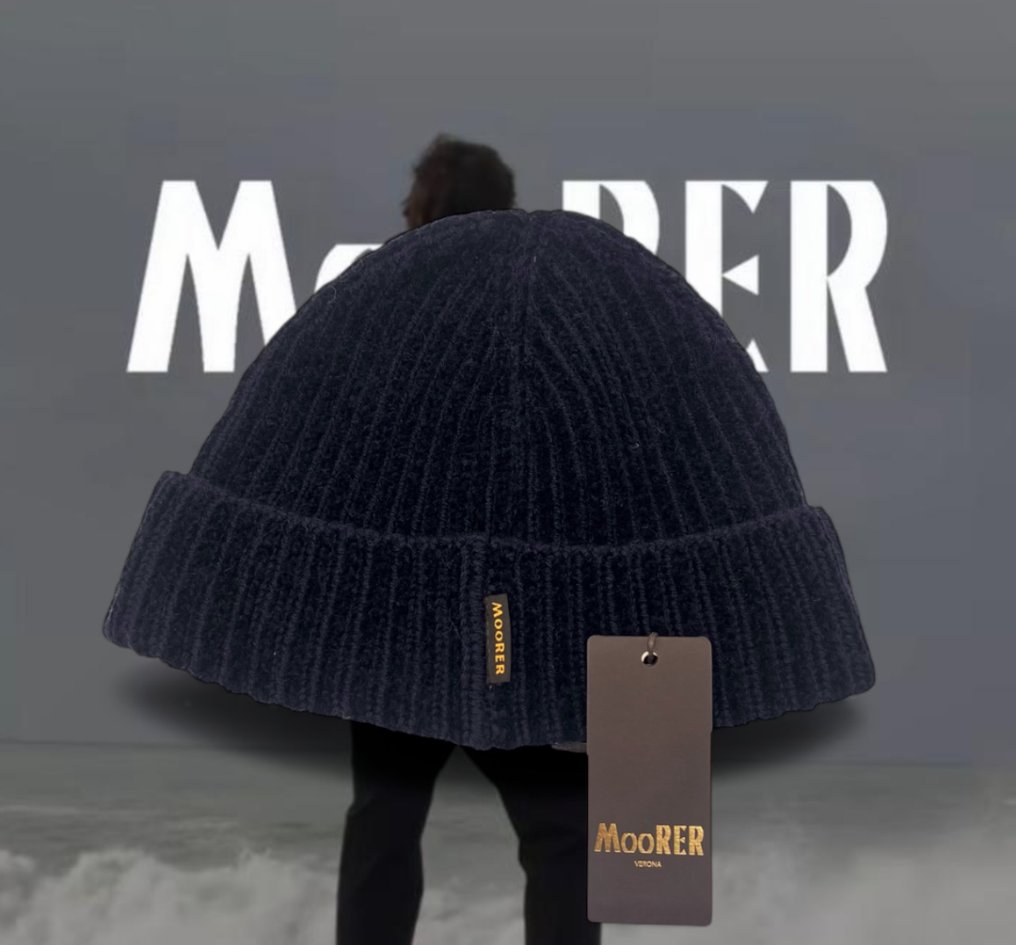 Moorer - Beanie (1) - Cashmere #1.0