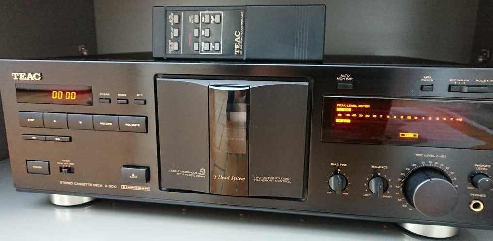 TEAC - V-3010 - 3 Head System - PCOCC Wiring - Cobalt Amorphous Head - Remote - Kazettás felvevő-lejátszó #4.3