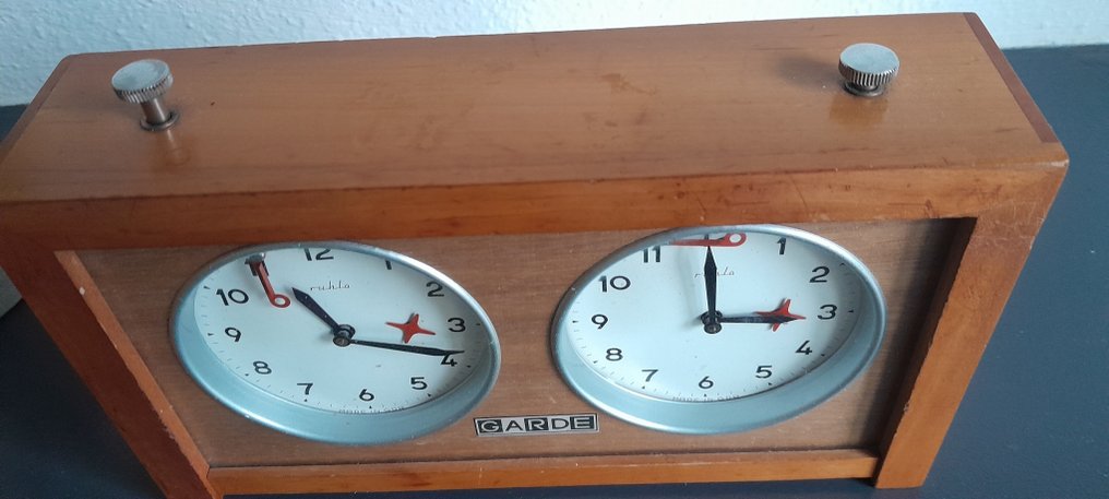 Ruhla - 国际象棋套装 - Garde Ruhla GDR - 山毛榉木 #4.3