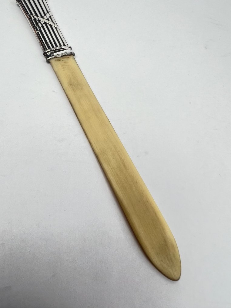 Faca de papel - Bookmark - Prata, Osso #3.2