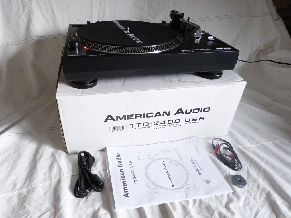 American Audio - TTD-2400 USB Direct Drive Quick Start High-End High-Fidelity Turntable Turntable #1.0
